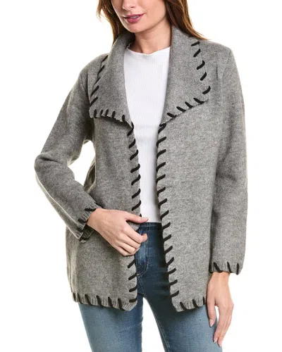 Rain + Rose Cardigan In Grey