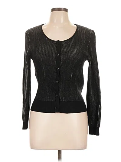 Pre-owned Rain + Rose Cardigan Sweater In Black