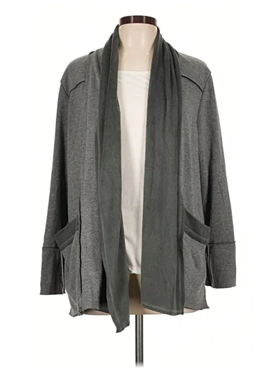 Pre-owned Rain + Rose Cardigan Sweater In Gray