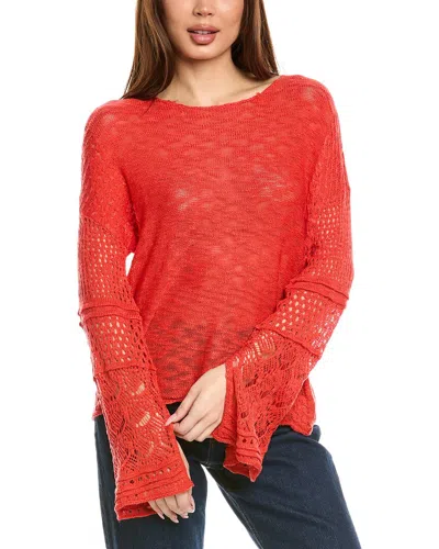 Rain + Rose Lace Sweater