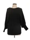 Rain + Rose Pullover Sweater In Black