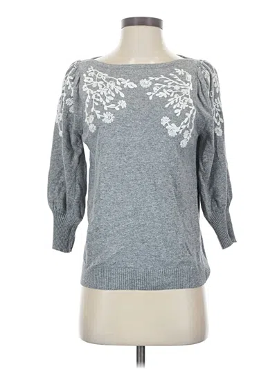 Pre-owned Rain + Rose Pullover Sweater In Gray