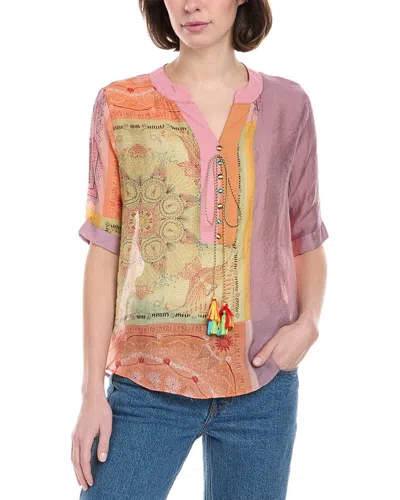 Rain + Rose Rain Blouse In Purple