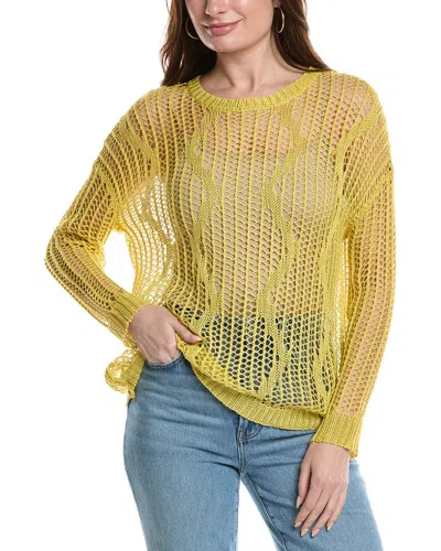 Rain + Rose Sweater In Yellow