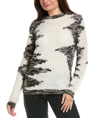 Rain + Rose Sweater In White