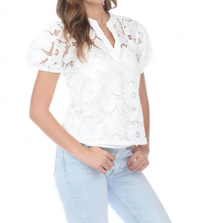 Rain + Rose Take Me Out Top In White