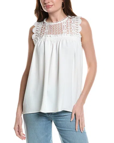 Rain + Rose Top In White