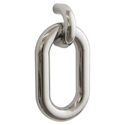 Pre-owned Rain Stainless Steel Double Chain, By , Wall Piece, Stainless Steel, Polished In Gray