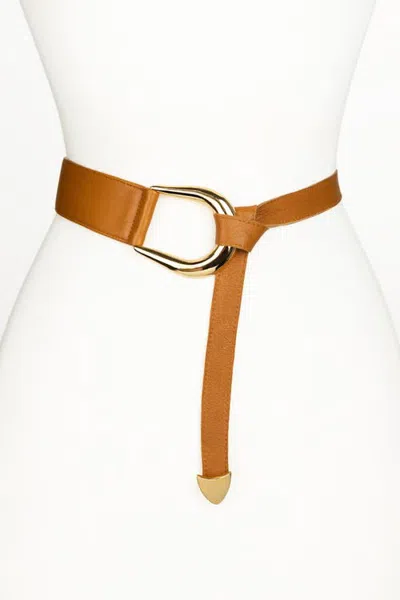 Raina Belts Sheila Knot Leather Belt In Brown