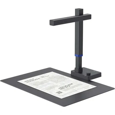 Rainbean Czur Shine Ultra Portable Document Scanner – A3/a4 Flatbed & Thin Book Scanner, Usb Camera For Remot In Black