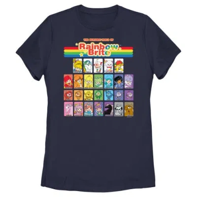 Rainbow Brite Table Of Characters  Graphic T-shirt In Blue