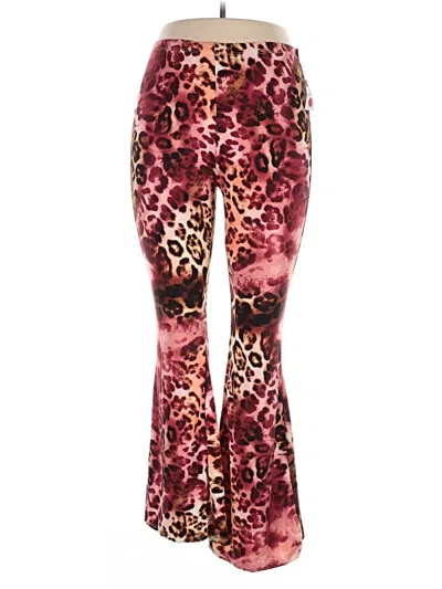 Pre-owned Rainbow Casual Pants In Burgundy