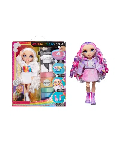 Rainbow High Kids' Watercolor Create Fashion Diy Doll In Multi Color