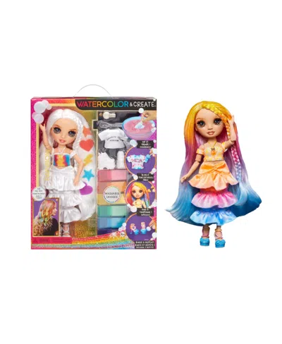 Rainbow High Kids' Watercolorâ Create Fashion Diy Doll In Multi Color