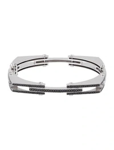 Pre-owned Rainbow K 14k Diamond Bangle Chrome Bangle, 6" In Multi
