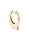 Rainbow K 14k Yellow Gold Grace Emerald Diamond Single Earring In Gold