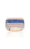 Rainbow K 18k Yellow Gold & Sapphire Empress Ring