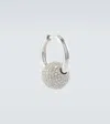 Rainbow K 18kt Gold Single Earring With Pavé Diamonds In Gold