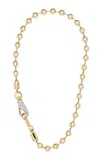 Rainbow K Ball 14k Yellow Gold Diamond Necklace