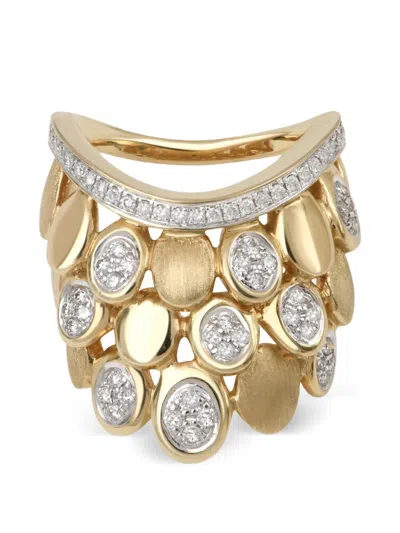 Rainbow K Blossom Diamond Ring In Gold