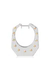 Rainbow K Cyborg 14k Gold Diamond Single Earring