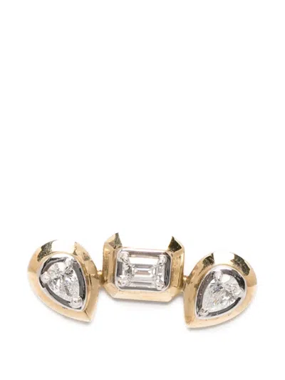 Rainbow K Diamond Earring In Gold