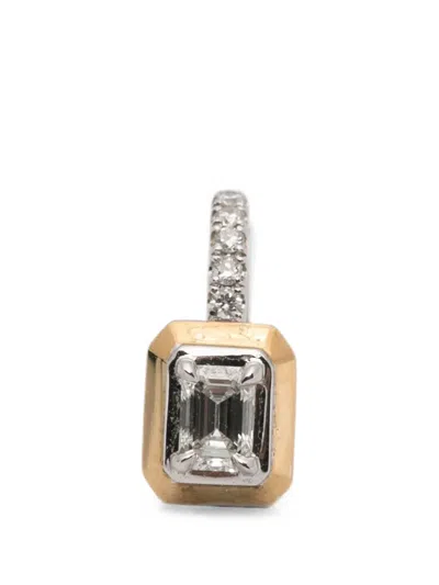 Rainbow K Diamond Earrings In Gold