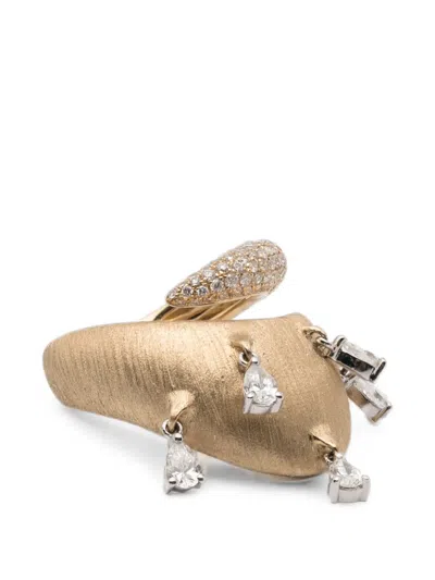 Rainbow K Diamond Ring In Gold