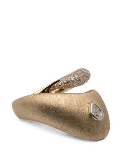 Rainbow K Diamond Ring In Gold