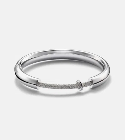 Rainbow K Endless 14kt White Gold Bracelet With Diamonds In Silver