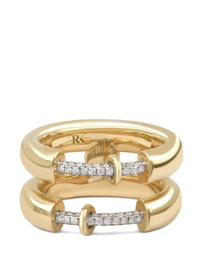 Rainbow K Endless Diamond Ring In Multi