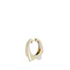 Rainbow K Handcuff Earring In Gold