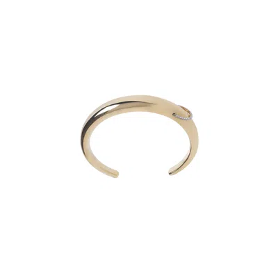 Rainbow K Piercing Bracelet In Gold