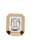 Rainbow K Stud Diamond Earring In Gold