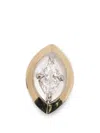 Rainbow K Stud Diamond Earring In Gold