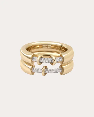 Rainbow K Women's Diamond Endless Ring In Gold/silver