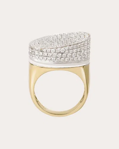 Rainbow K Women's Empire Diamond Ring In Gold