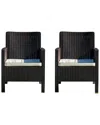 Rainbow Outdoor Nova Set Of 2 Lounge Chairs W/cushion