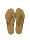 Rainbow Sandals Women's Flirty Braidy Single Layer Leather Sandal In Sierra Brown In Brown