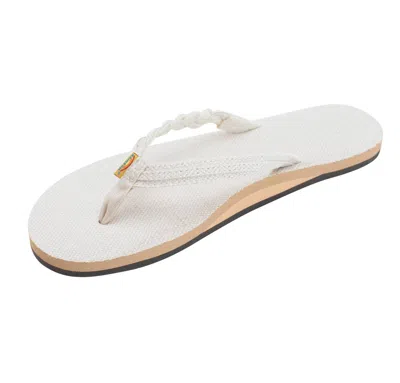 Rainbow Sandals Women's Hemp Flirty Braidy Sandal In Medium Natural In Multi