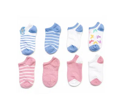 Rainbow Sugar Kids' Girls' 4-8.5 Low Cut Socks, 10-pack In Multi