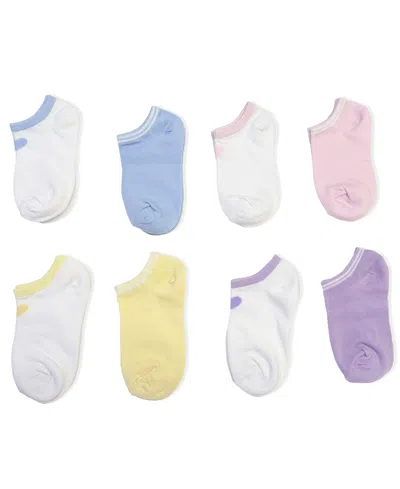 Rainbow Sugar Kids' Girls' 4-8.5 Low Cut Socks, 8-pack In Multi
