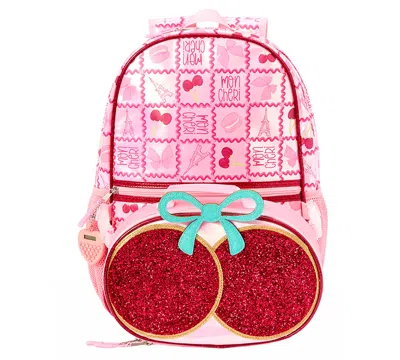 Rainbow Sugar Kids' Girls' Backpack, Calculator And Strawberry Shaped Lunch Box, 3-piece Set