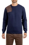 Rainforest Bristlecone Crewneck Sweater In Navy