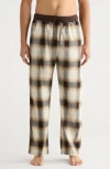 Rainforest Brushed Plaid Flannel Lounge Pants In Multi