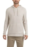 Rainforest Cabin Waffle Knit Hoodie In Oatmeal