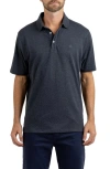 Rainforest Heathered Jersey Polo In Charcoal