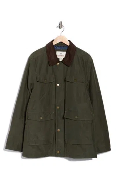 Rainforest Insulated Barn Jacket In Green