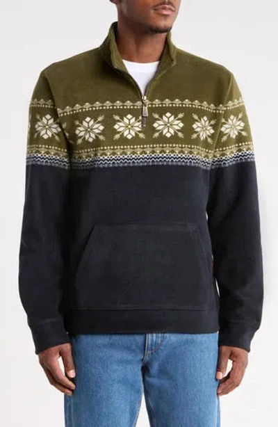 Rainforest Mountaineer Fleece Quarter-zip Pullover In Multi