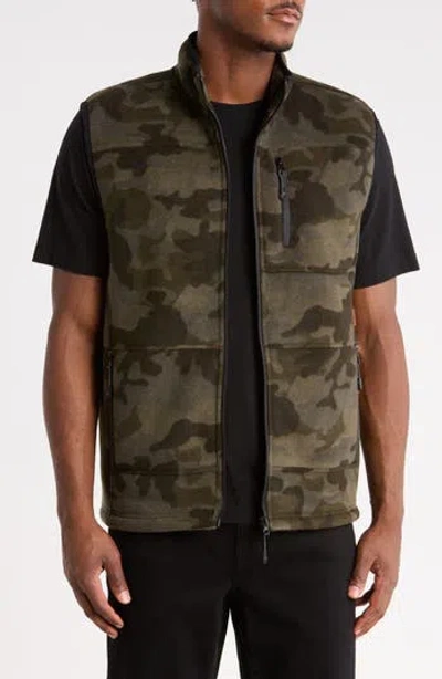 Rainforest Mountaineer Fleece Vest In Camo